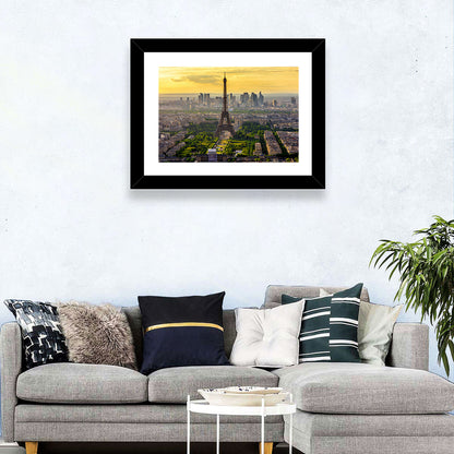 Eiffel Tower at Golden Hour Wall Art