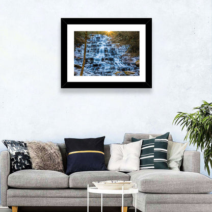 Minnehaha Falls Winter Cascade Wall Art