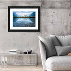 Motorhome by Mountain Lake Wall Art