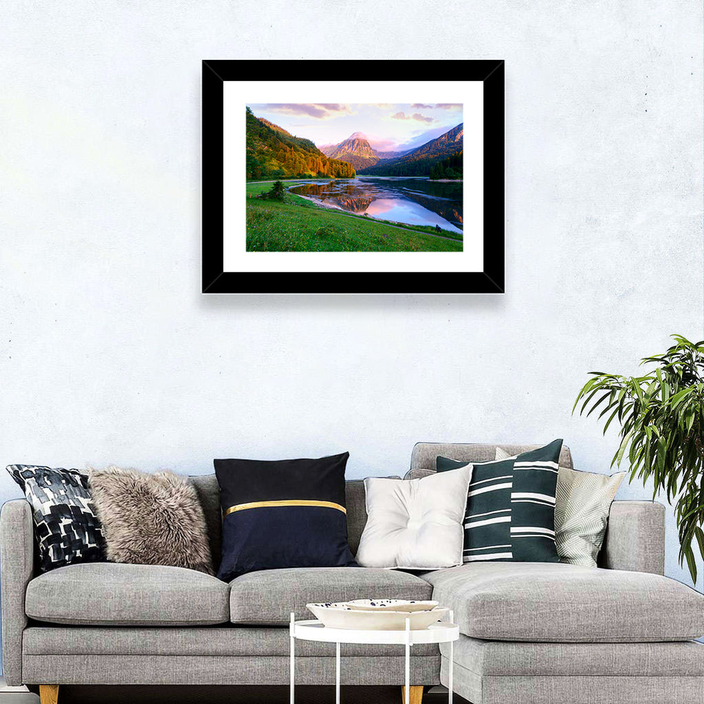Obersee Reflection, Switzerland Wall Art