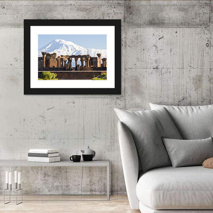 Zvartnots Ruins & Mount Ararat Wall Art