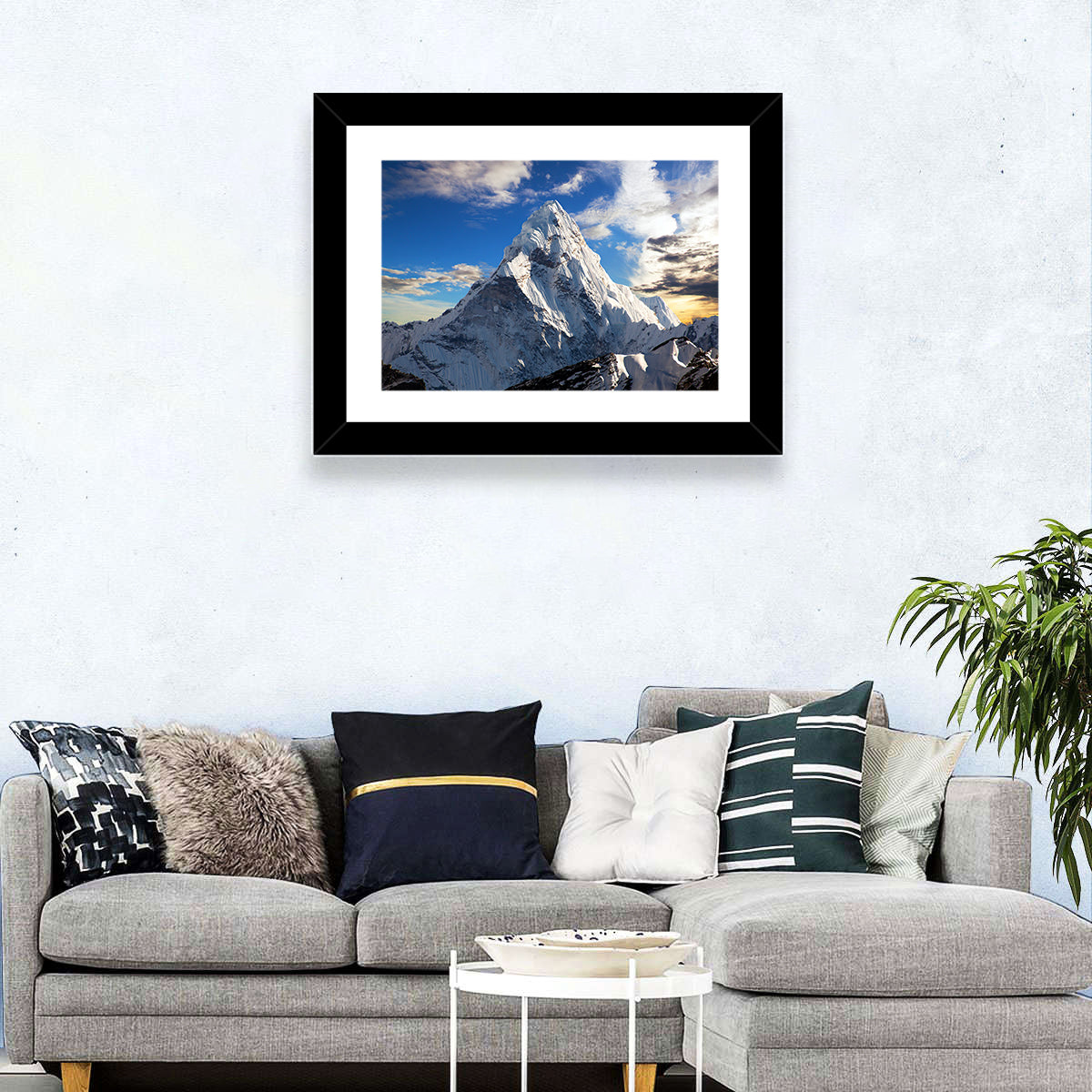 Ama Dablam at Golden Dusk Wall Art