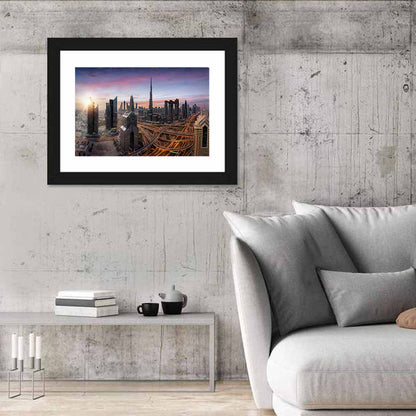 Dubai Skyline Wall Art