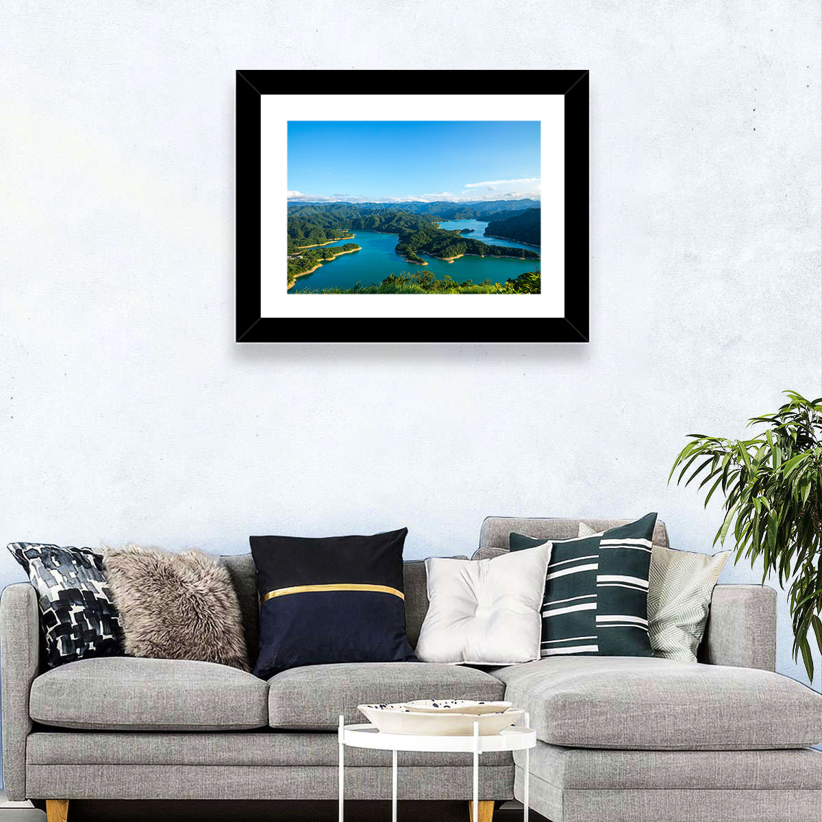 Emerald Qiandao Lake Wall Art