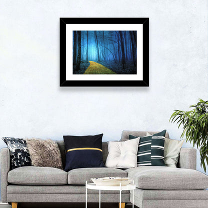 Spooky Forest Pathway Wall Art