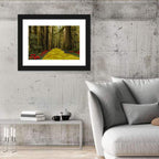 Yellow Brick Path Through Redwoods Wall Art