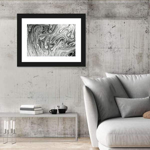 Sticky Liquid Abstract Pattern Wall Art