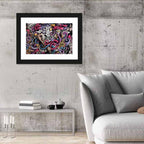 Music Doodle Illustration Wall Art