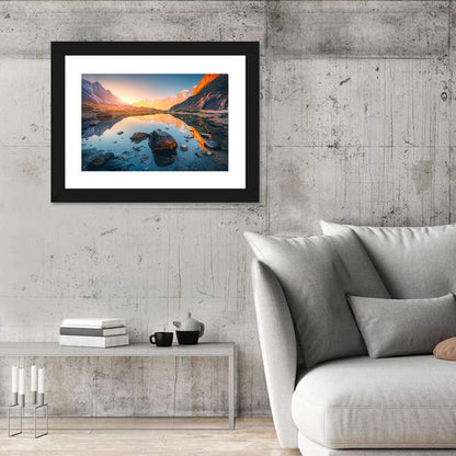 Himalayan Lake Reflections Wall Art