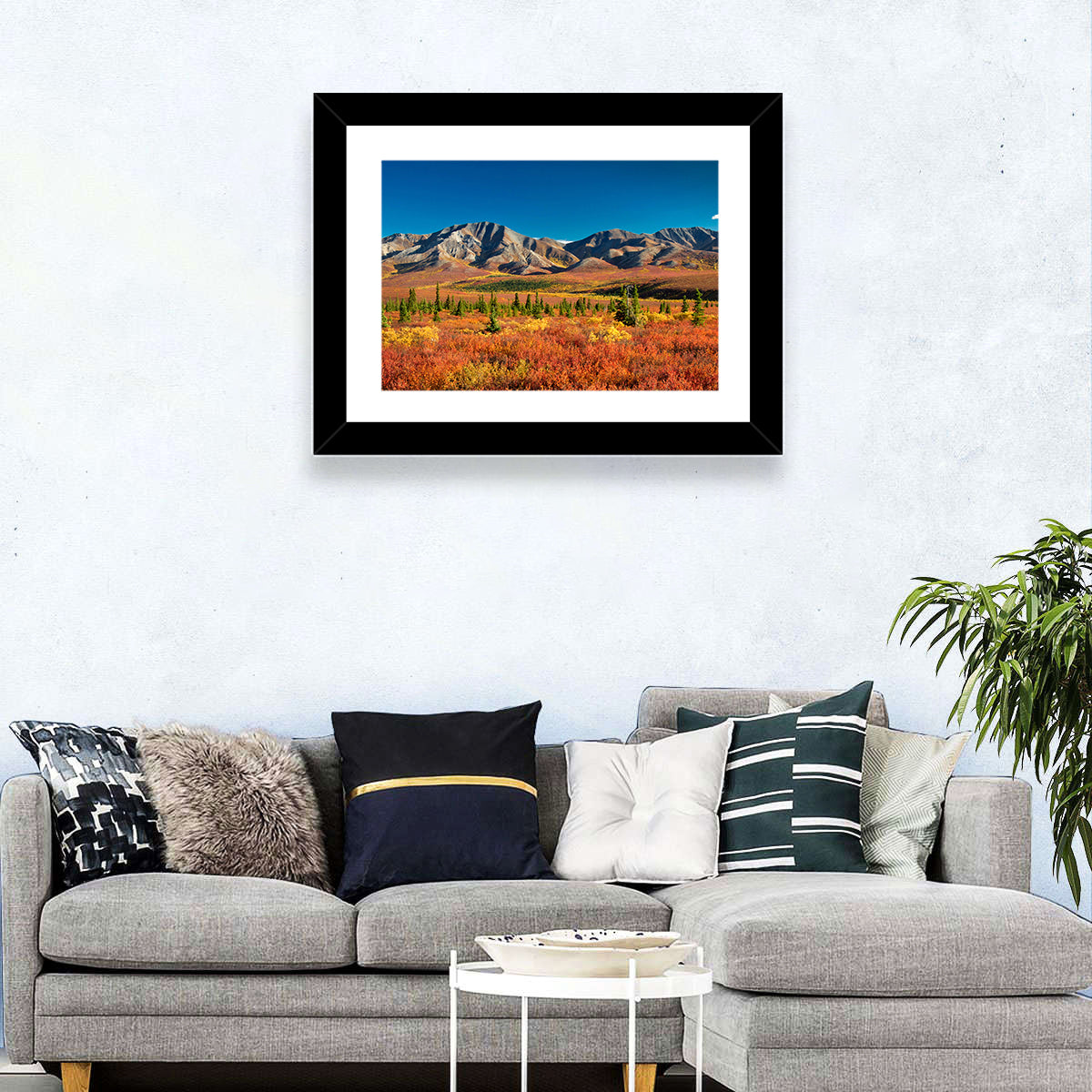 Denali Autumn Peaks Wall Art