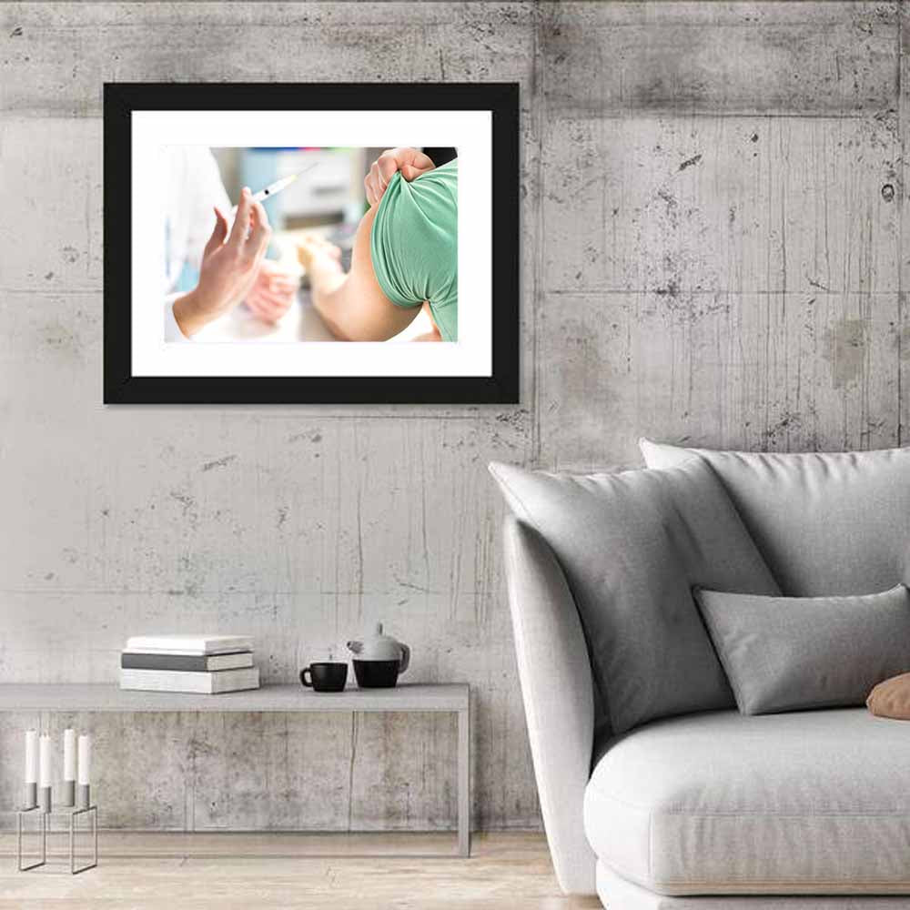 Influenza Vaccination Close-up Wall Art