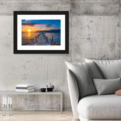 Islamorada Pier at Golden Hour Wall Art