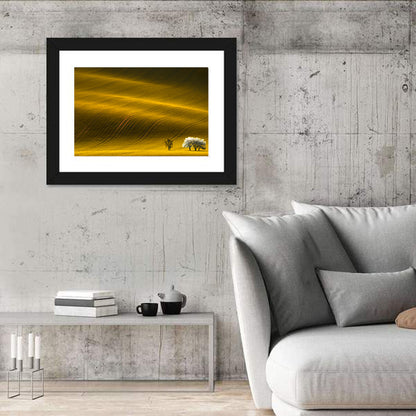 Wavy Rapeseed Field Wall Art