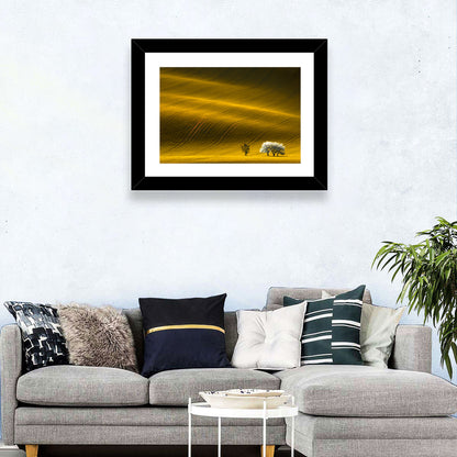 Golden Hour Rapeseed Field Wall Art