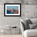Ještěd Summit at Golden Hour Wall Art