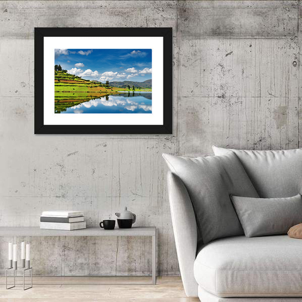Bunyonyi Lake Reflection Wall Art