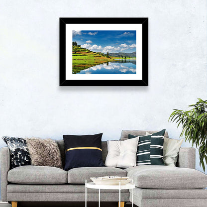 Bunyonyi Lake Reflection Wall Art