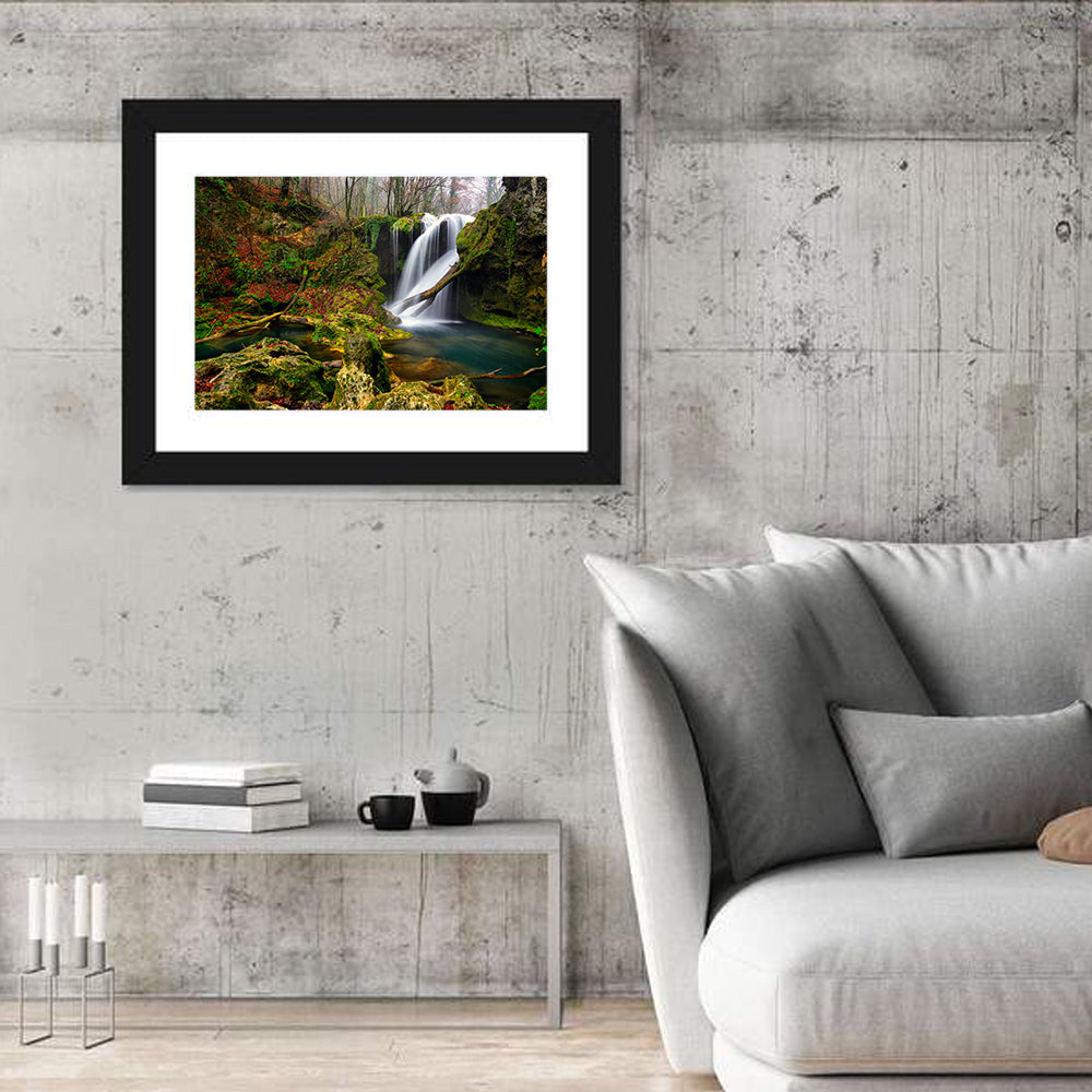 Cheile Nerei Park Waterfall Wall Art