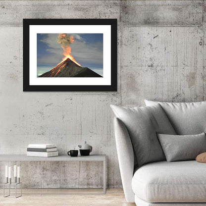 Fuego Night Eruption Wall Art