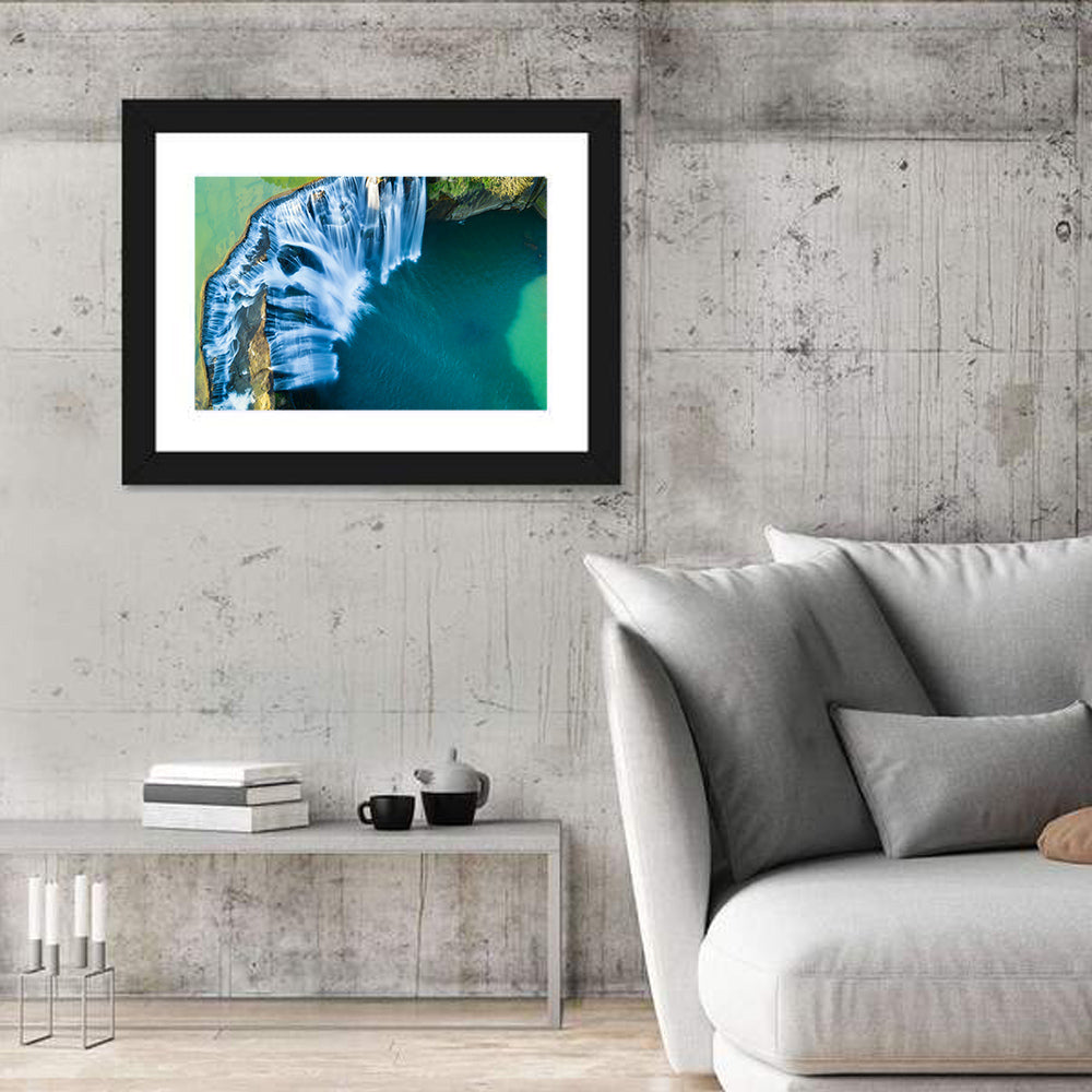 Shifen Waterfall Aerial Wall Art
