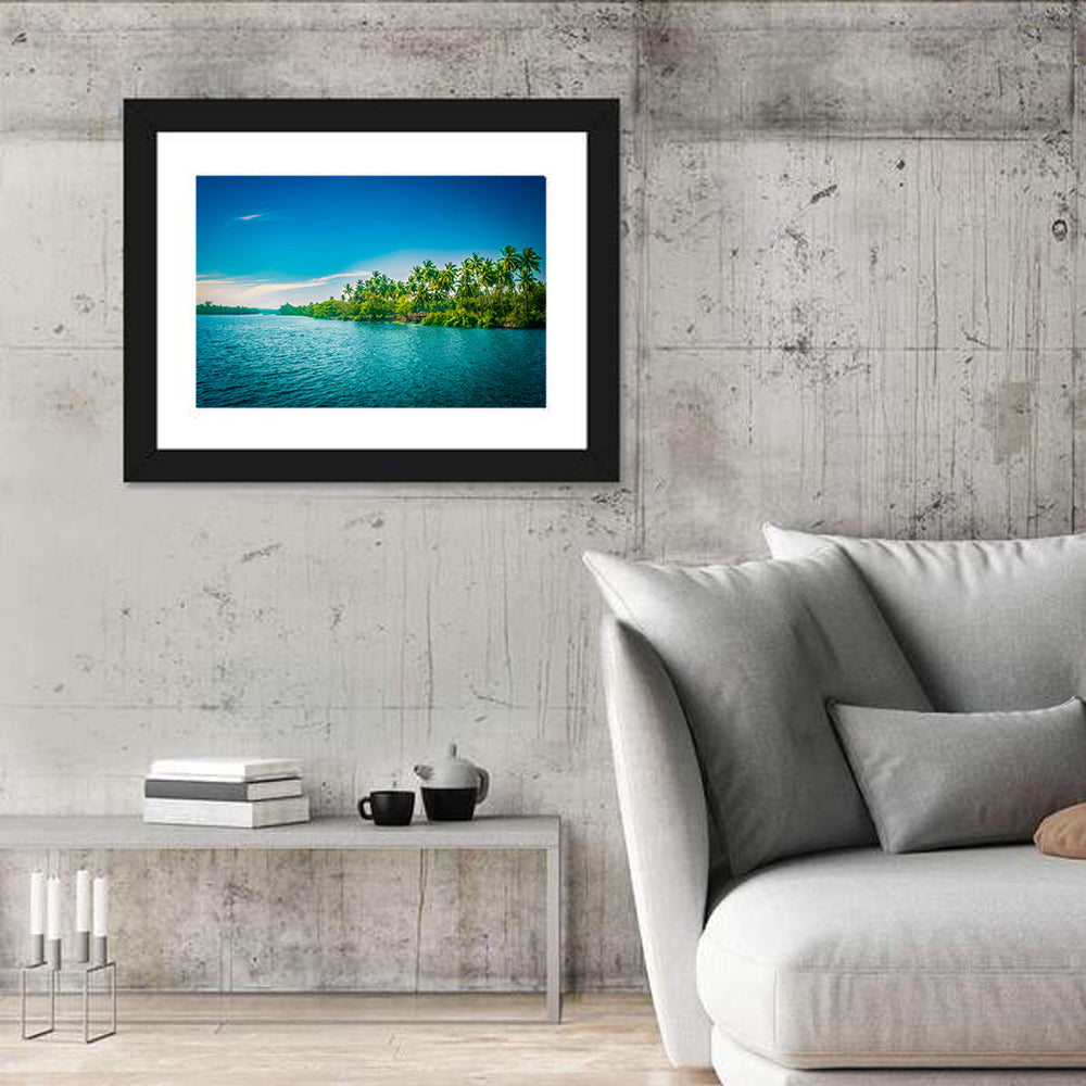 Tropical River in India Wall Art