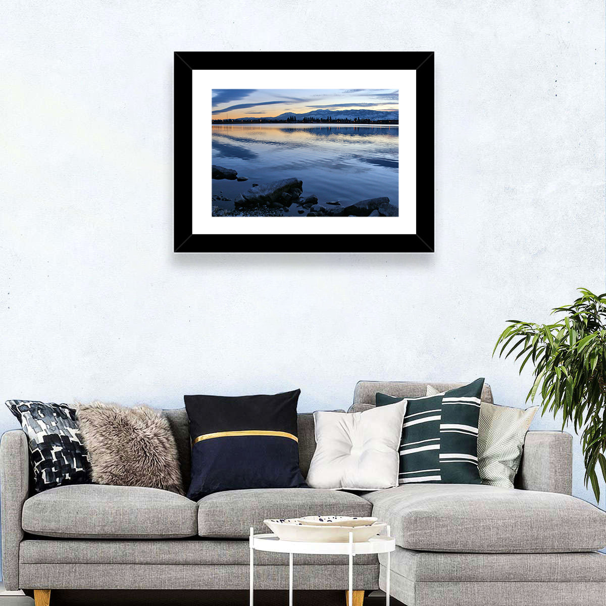 Sparks Marina Twilight Reflection Wall Art