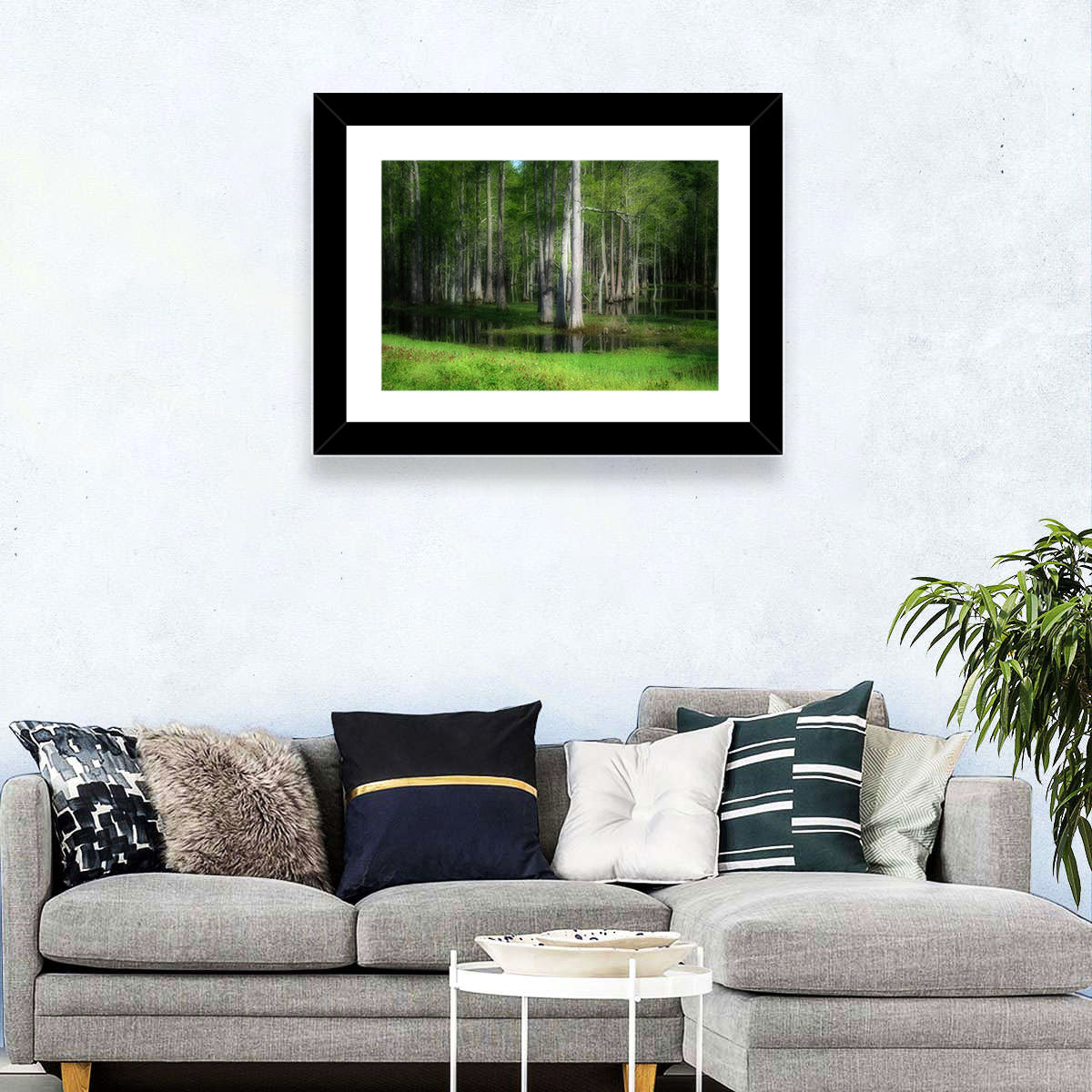 Lush Cypress Swamp Wall Art