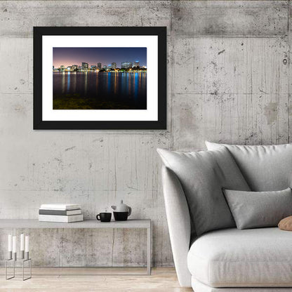 Oakland Skyline Over Lake Merritt Wall Art