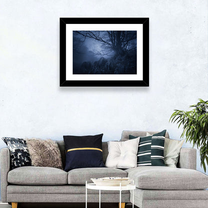 Gnarled Tree at Twilight Wall Art