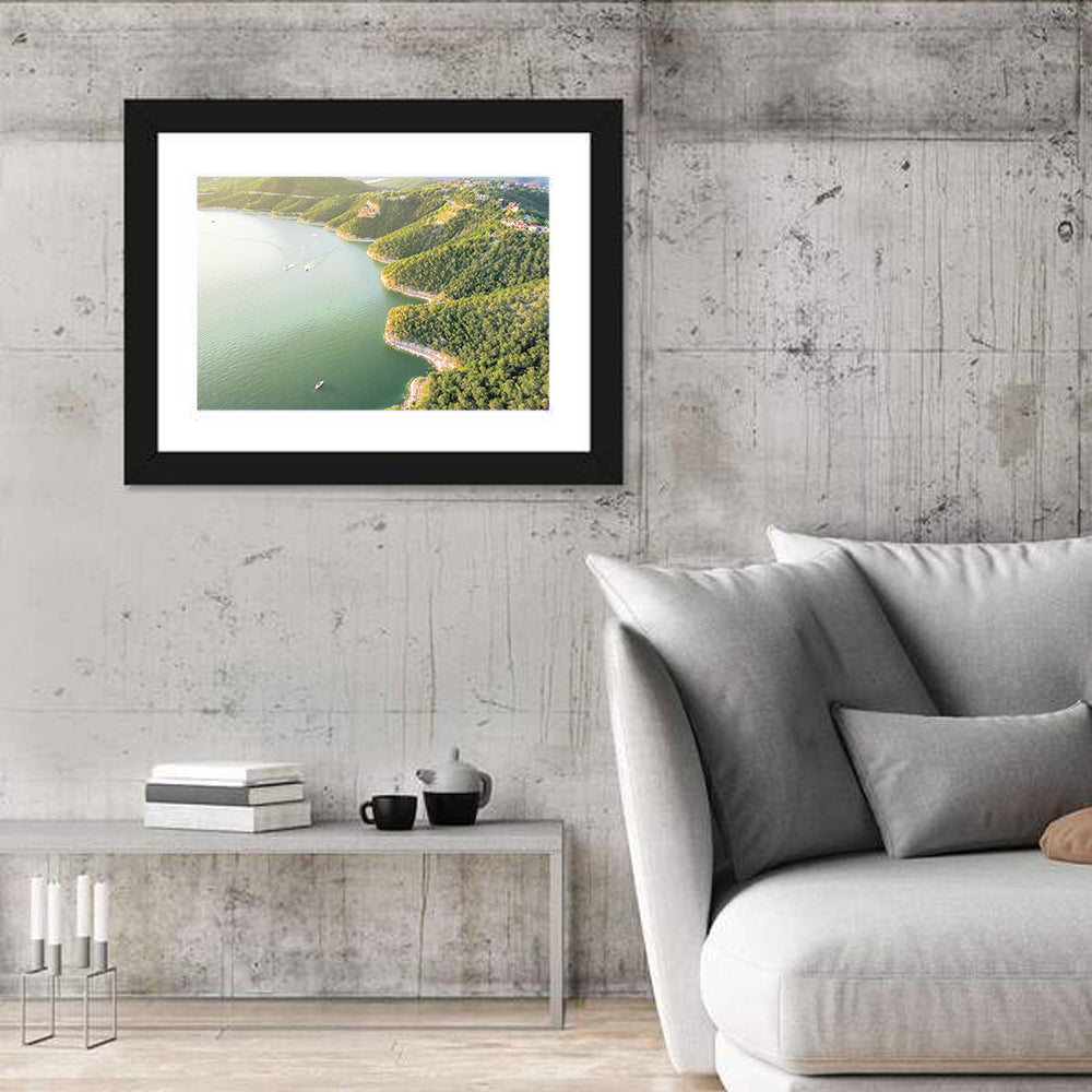 Lake Travis Aerial View Wall Art