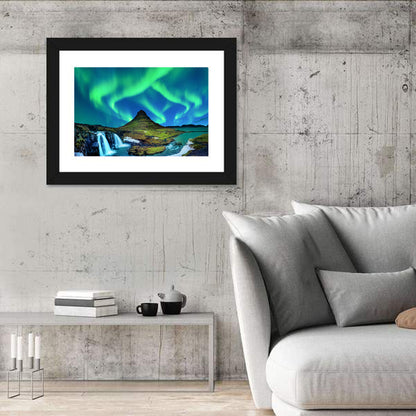 Kirkjufell Northern Lights Wall Art
