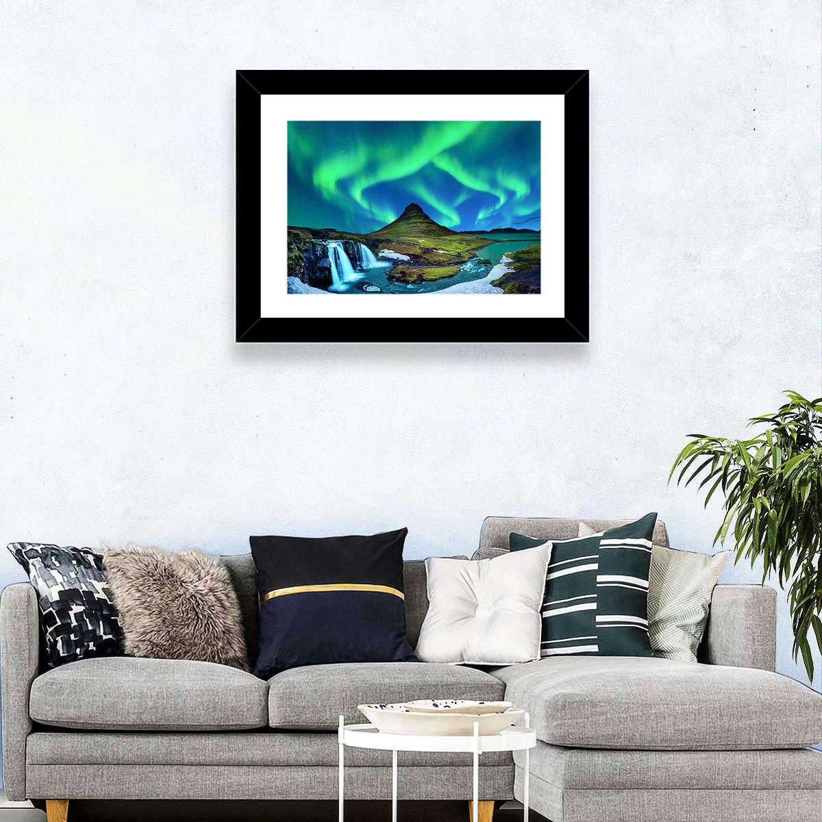 Kirkjufell Northern Lights Wall Art