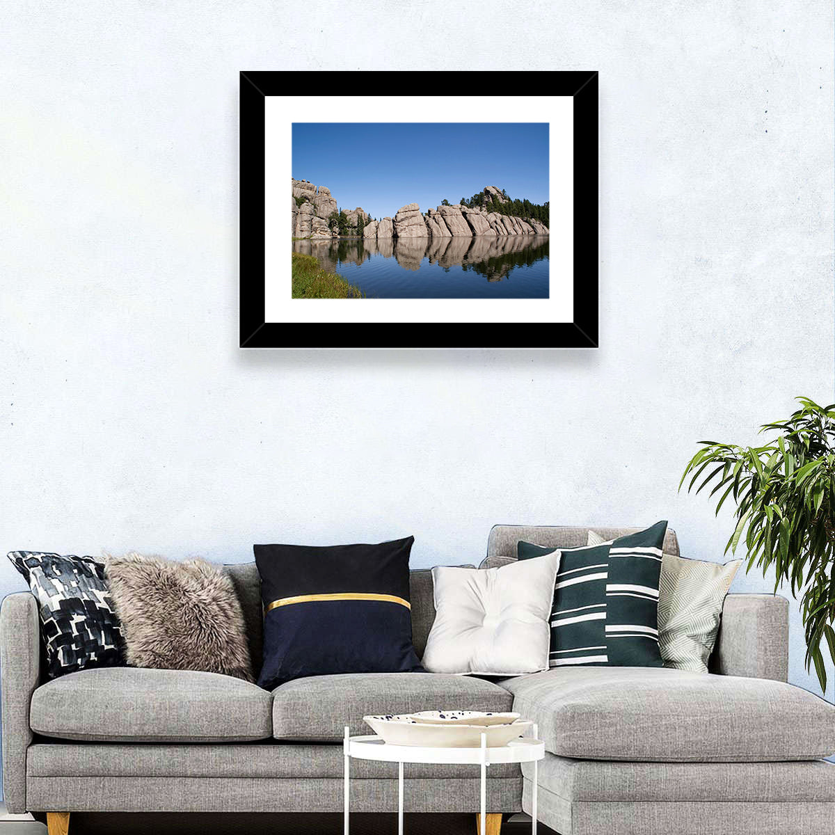Sylvan Lake Reflection Wall Art