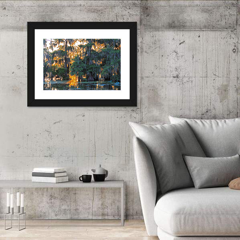 Lake Martin Cypress Reflection Wall Art