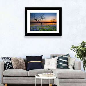 Spring Sunset Texas Wall Art