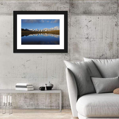 Svaneti Lake Reflection Wall Art