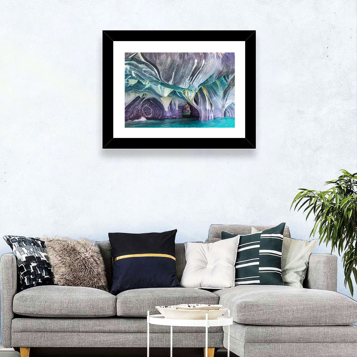 Marble Caves of Lake General Carrera Wall Art