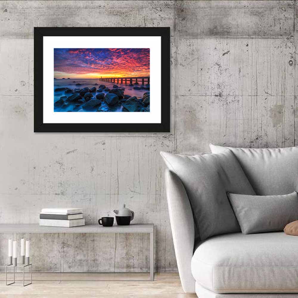 Setigi Heni Beach Sunset Wall Art