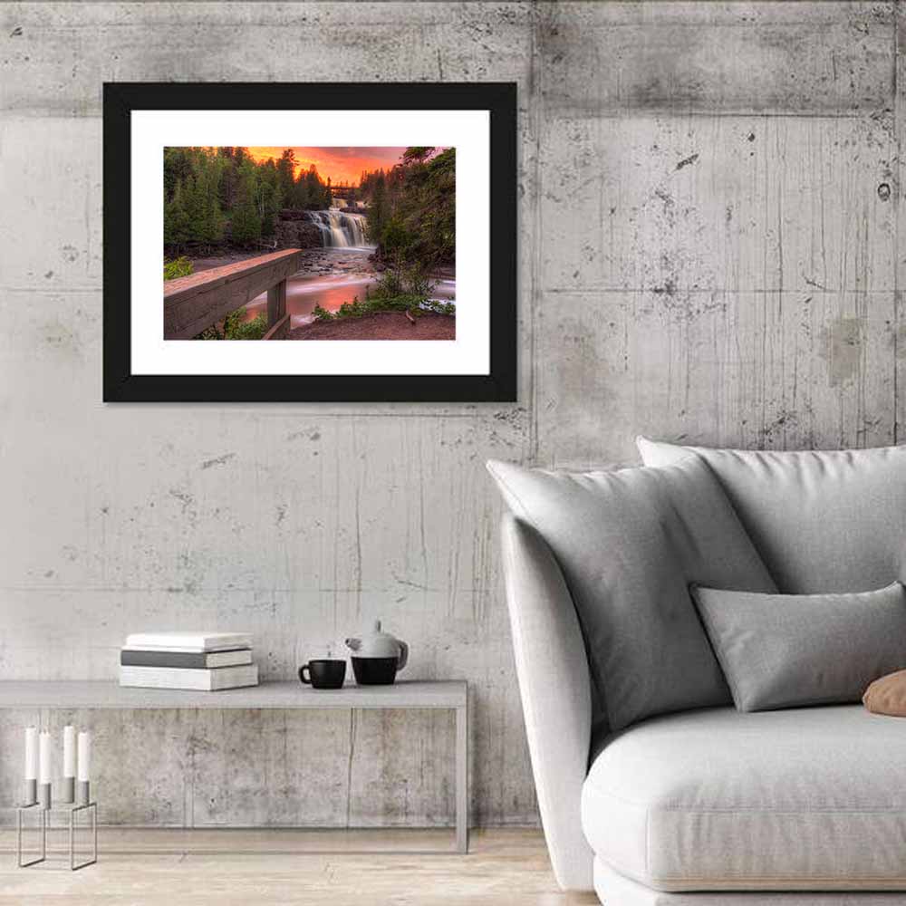 Gooseberry Falls Waterfall Wall Art