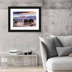 Moeraki Boulders at Sunset Wall Art
