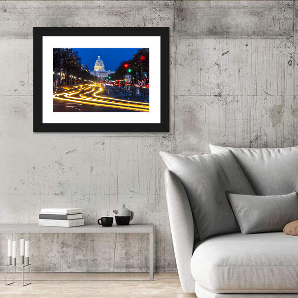 Pennsylvania Avenue at Dusk Wall Art