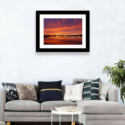 Louisiana Wetland Sunset Wall Art