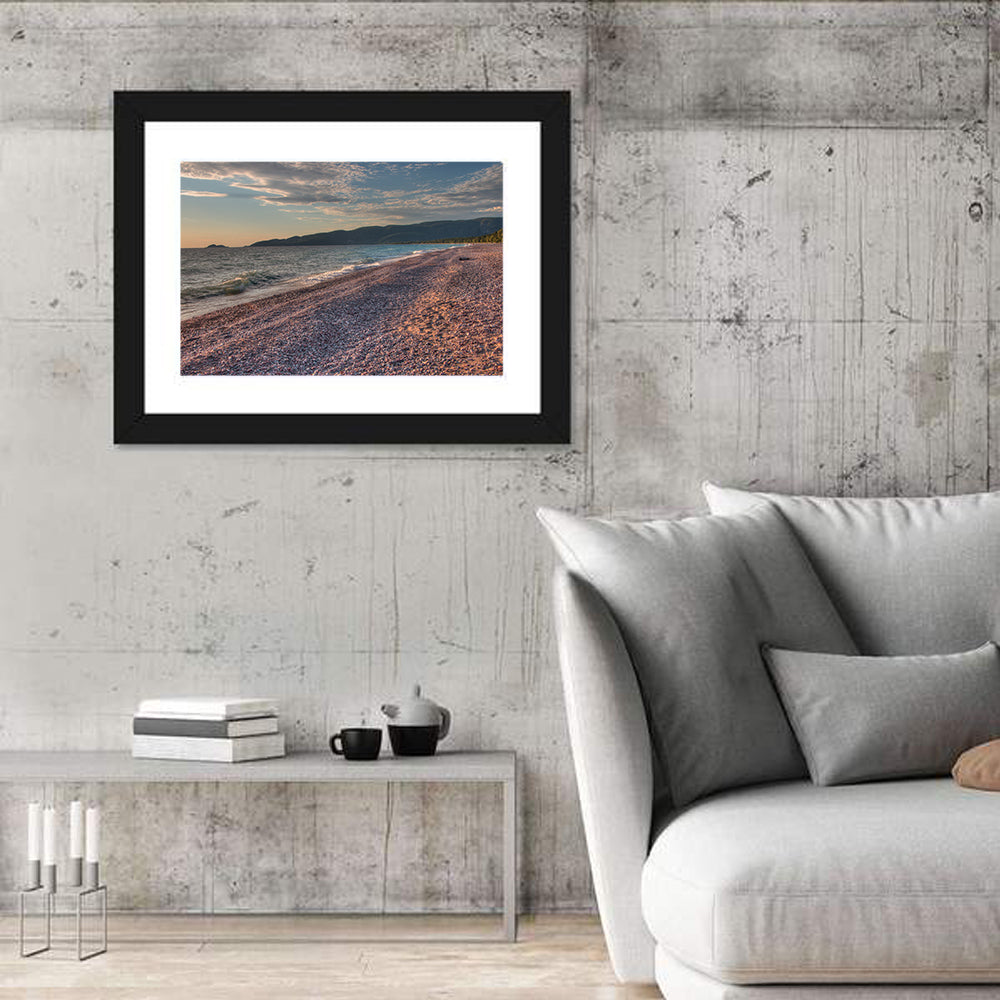 Lake Superior Pebble Beach Wall Art