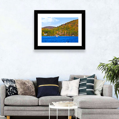 Lake Burton Autumn View Wall Art