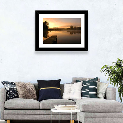 Golden Morning Pier Wall Art