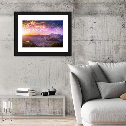 Bromo Volcano Wall Art