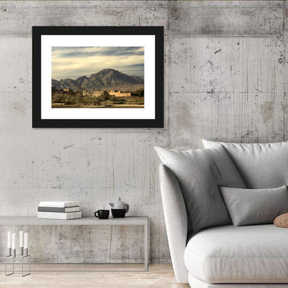 Afghan Mountain Village Wall Art