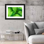Dewy Hosta Leaves Wall Art