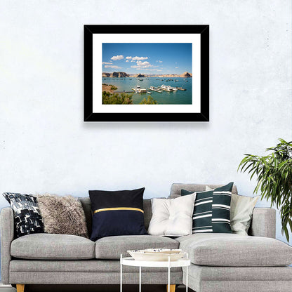 Lake Powell Marina, Page Arizona Wall Art