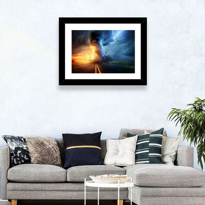 Road to a Twisting Tornado Wall Art